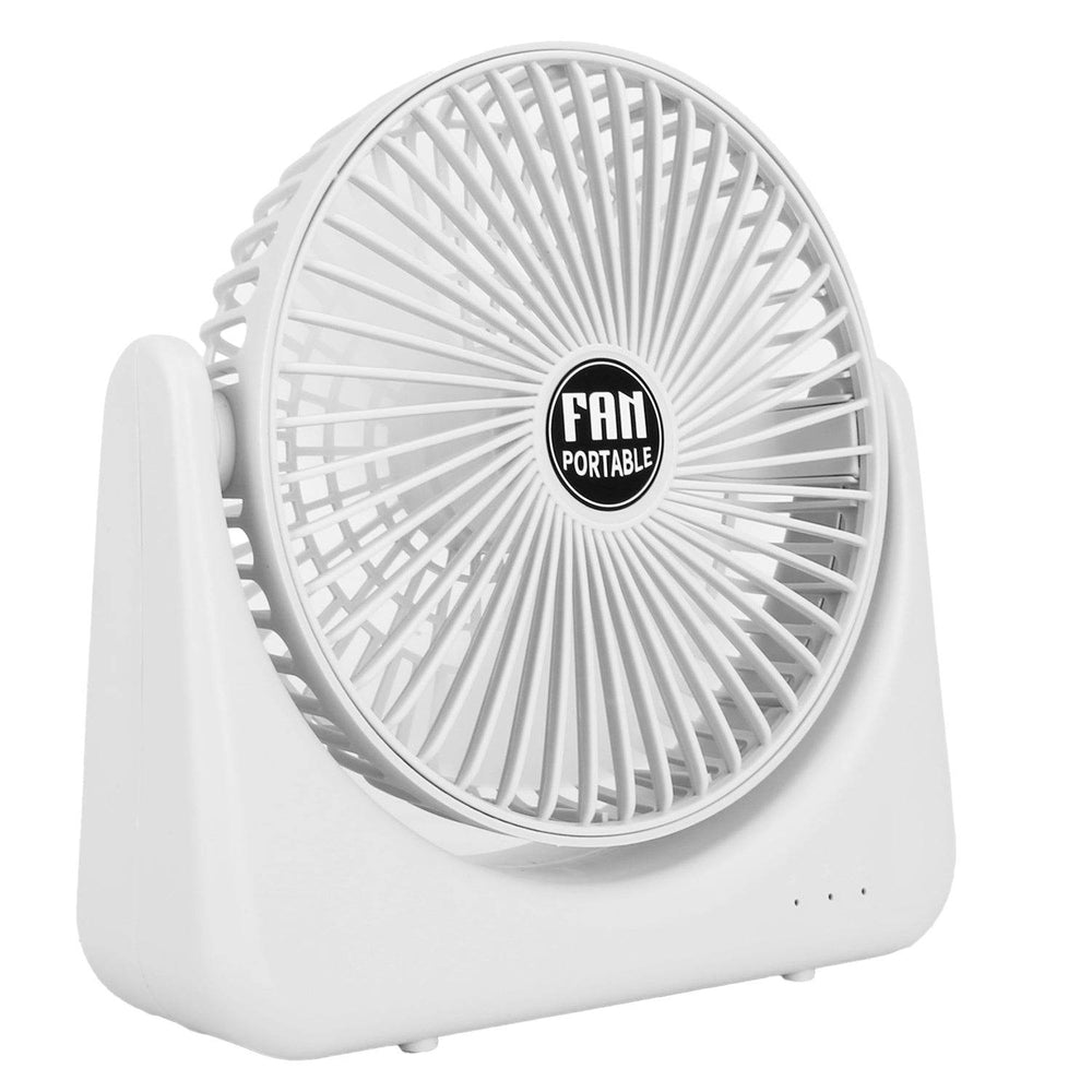 6.5in Desk Fan USB Powered 2 Speeds Table Cooling Fan Tilt Quiet Desktop Fan For Bedroom Office - EX-STOCK Canada
