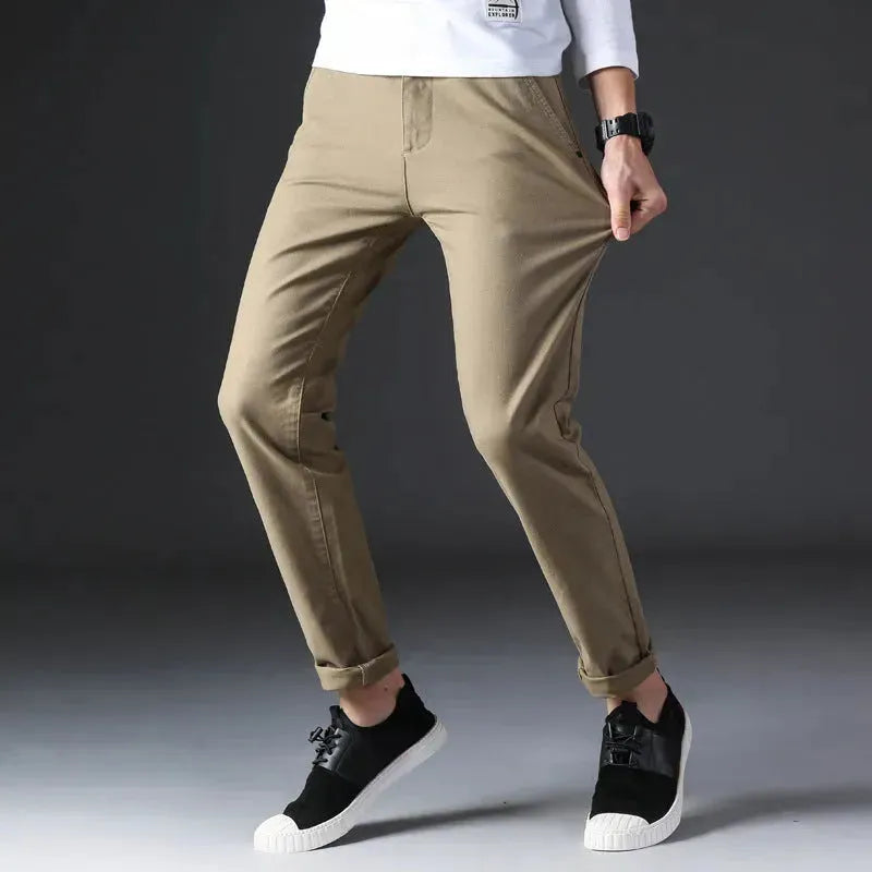 Casual Slim fit Straight leg trouser for men - EX-STOCK CANADA