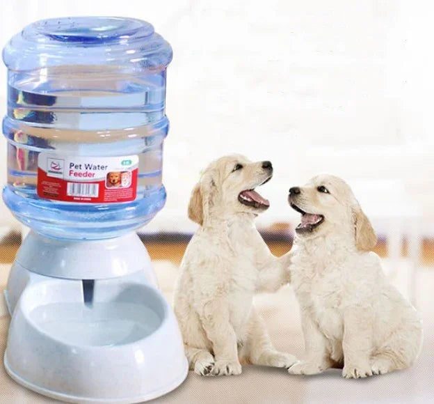 Cats Dogs Automatic Pet Feeder Drinking Water Fountains Large Capacity Plastic Pets Dog Food Bowl Water Dispenser EX-STOCK Canada
