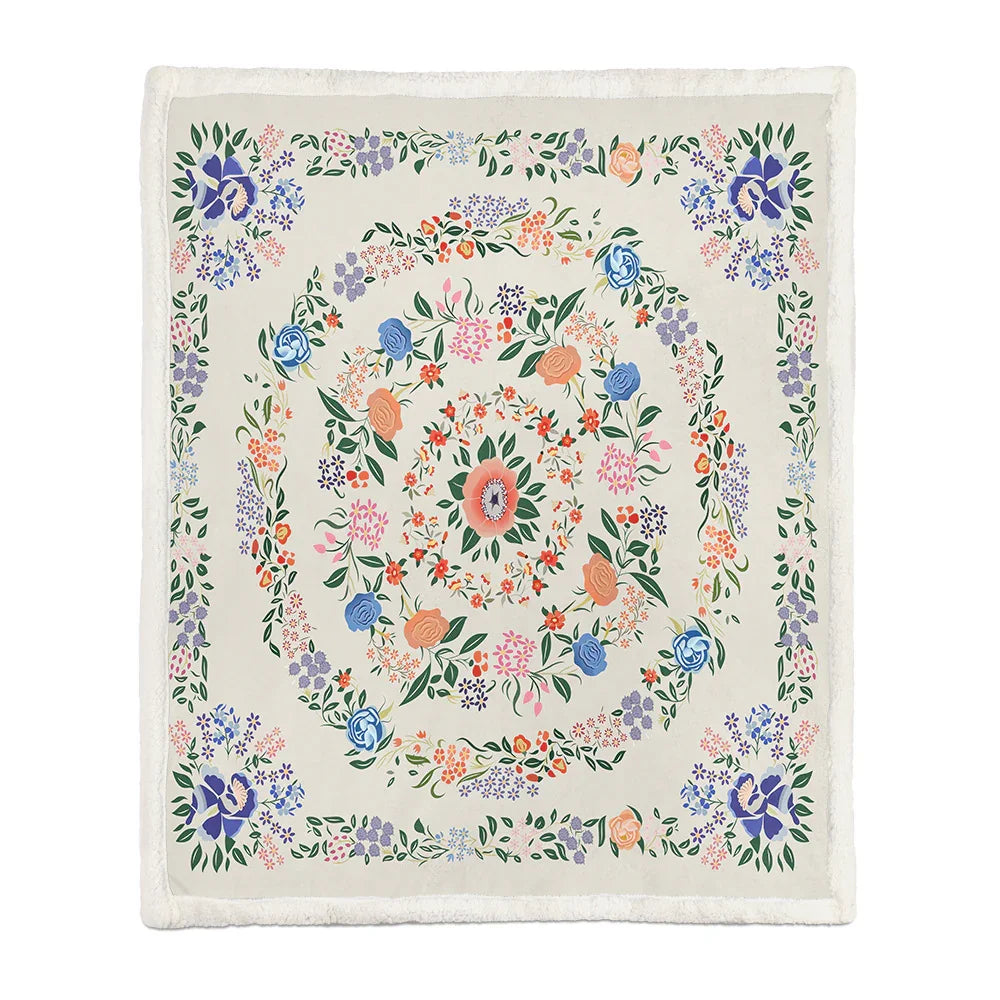 Flannel Blanket Air Conditioning Blanket Napping Blanket EX-STOCK Canada