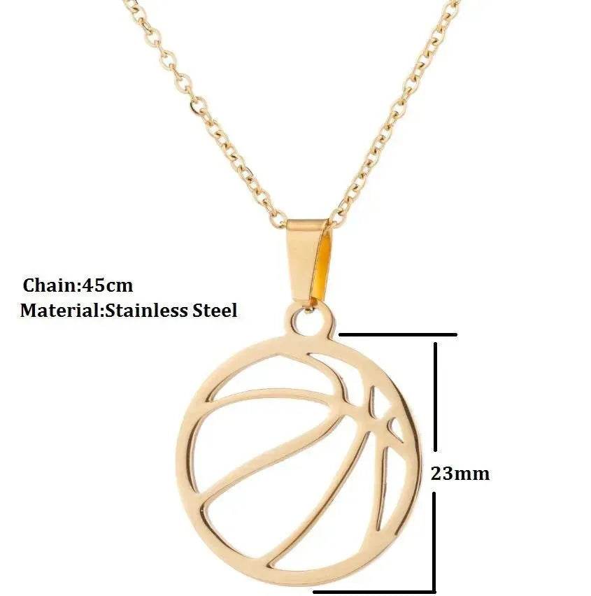 Games stainless steel volleyball necklace for men and women - EX-STOCK Canada