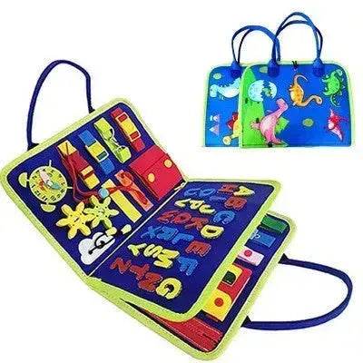 New Busy Book Children's Busy Board Dressing And Buttoning Learning Baby Early Education Preschool Sensory Learning Toy - EX-STOCK Canada