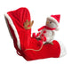 Dog Christmas Clothes Santa Claus Riding Deer - EX-STOCK Canada