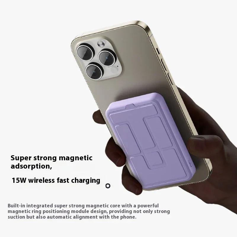 Power Bank Wireless Magnetico con SupportoEX-STOCK Canada