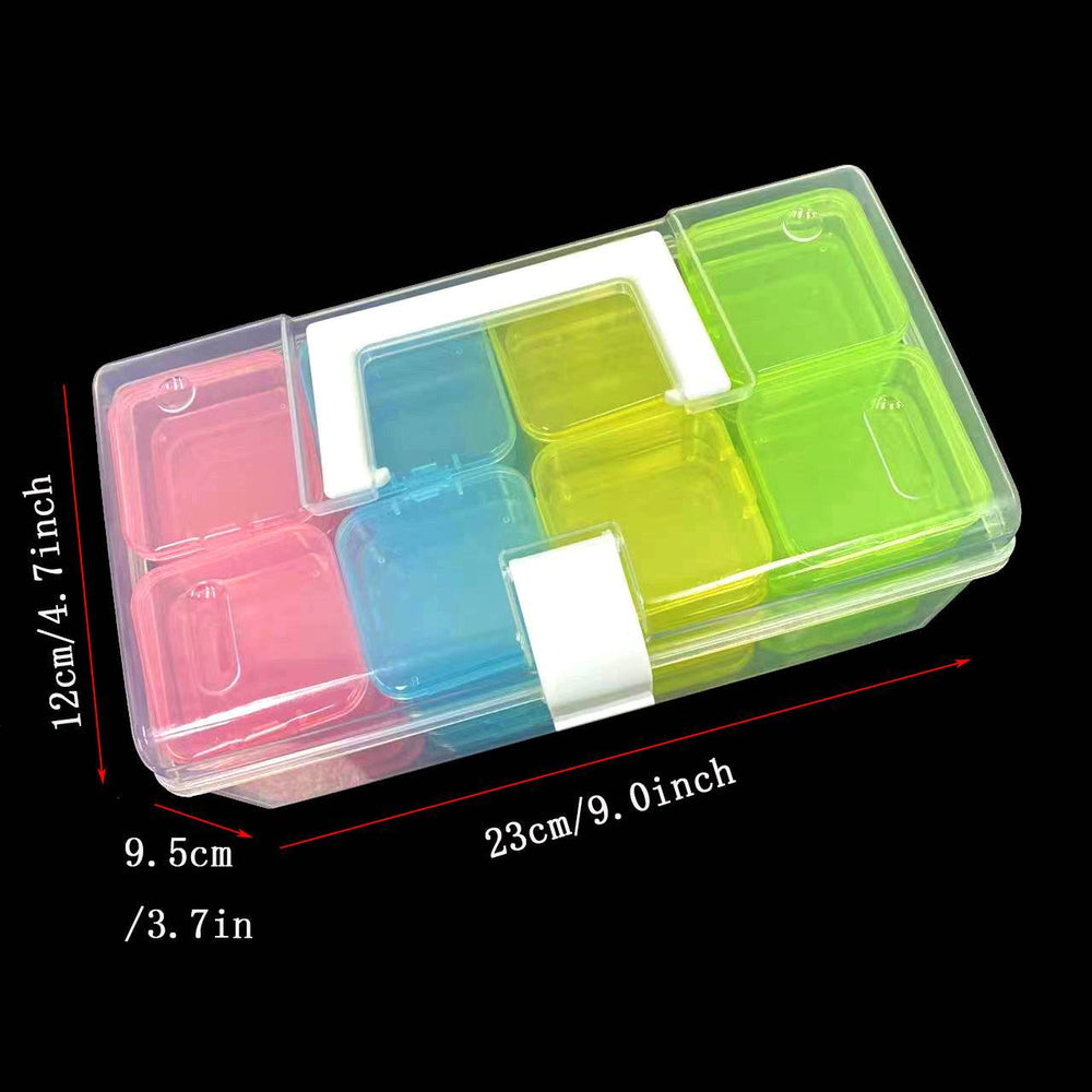 32-grid Transparent Plastic Storage Box Large Capacity Portable - EX-STOCK Canada