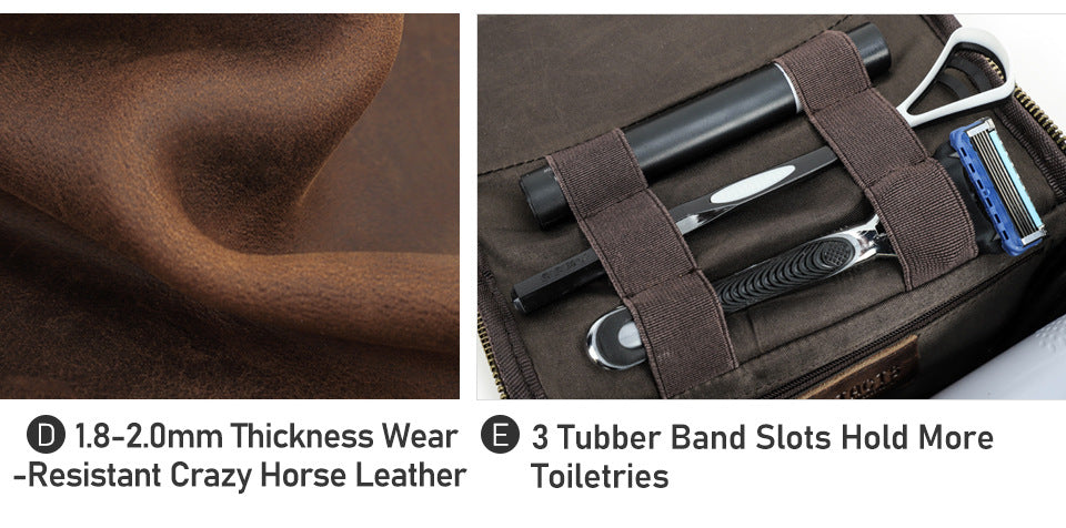 Vintage Cowhide Multi-Training Bag Portable Pouch | EX-STOCK Canada