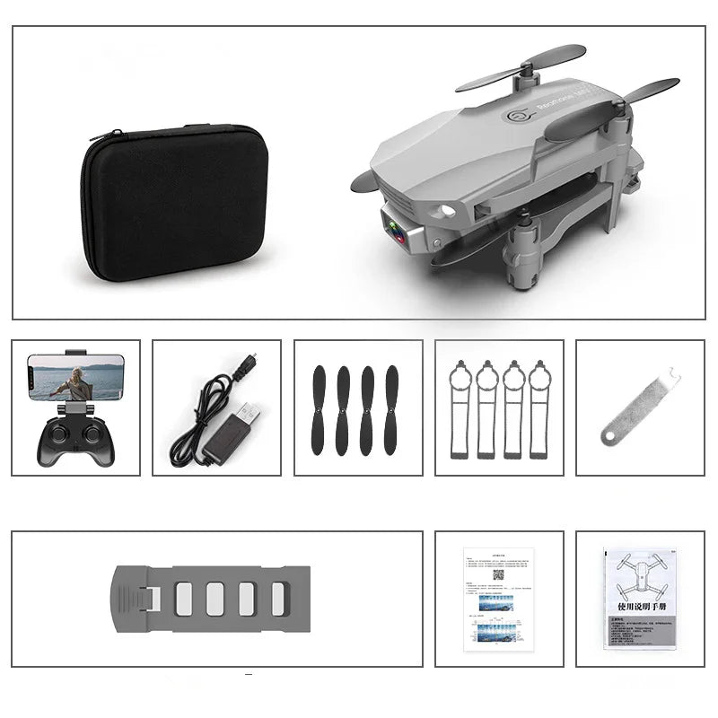 Folding Drone HD 4K Aerial Photography Mini Quadcopter Toy RC Airplane EX-STOCK Canada
