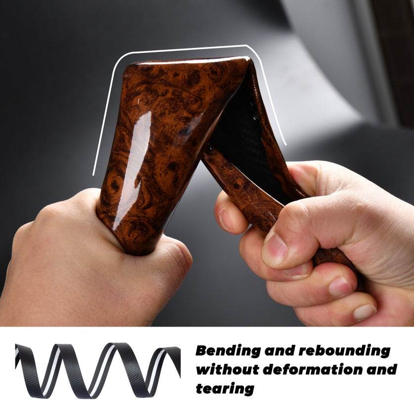 Mahogany Gray Buckle Steering Wheel - EX-STOCK Canada