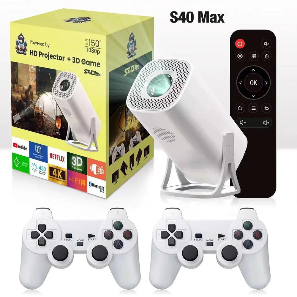 Projecteur de jeu portable HD à écran partagé sans fil pour la maisonEX-STOCK Canada