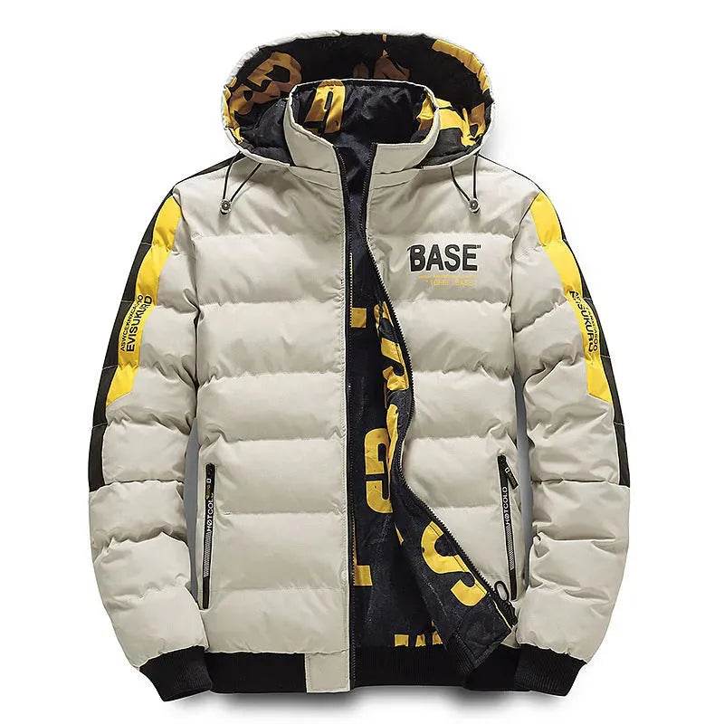 Men’s Winter Puffer Jacket – Thick Cotton-Padded Hooded Coat - EX-STOCK Canada