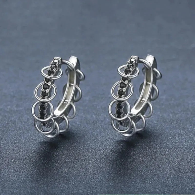 European And American Design Zircon Copper Ear Buckle Simple And Advanced Earring - EX-STOCK CANADA
