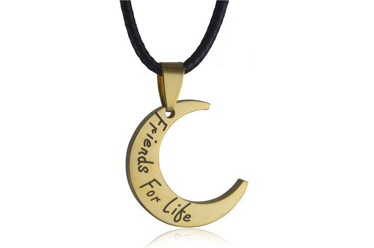 Collana Coppia Luna Sole in Acciaio Inossidabile - EX-STOCK Canada