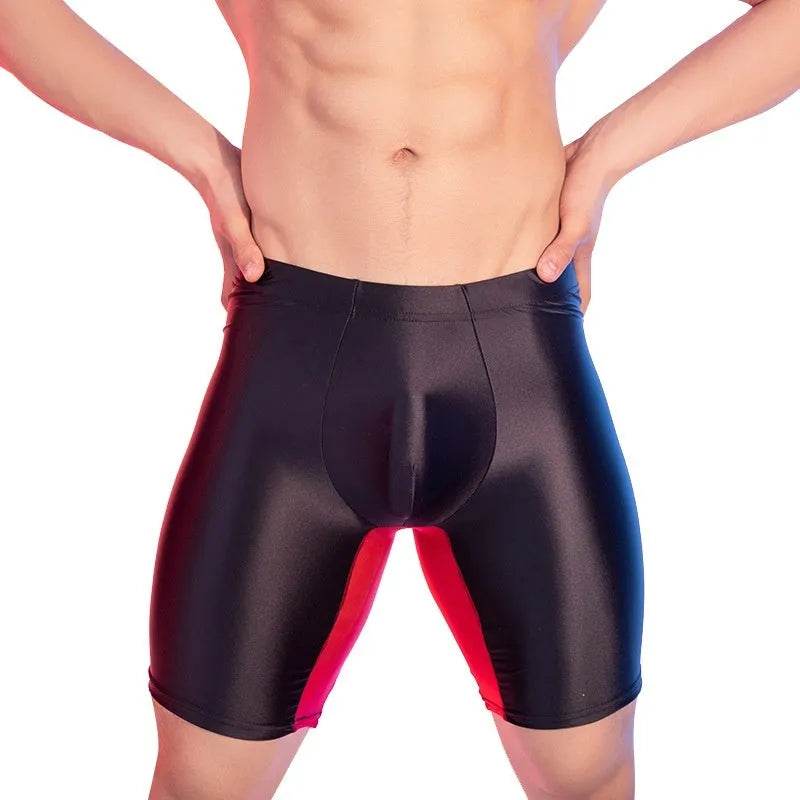 High Elasticity Glossy Ice Silk Sexy Fitness Shaping Leggings - EX-STOCK Canada