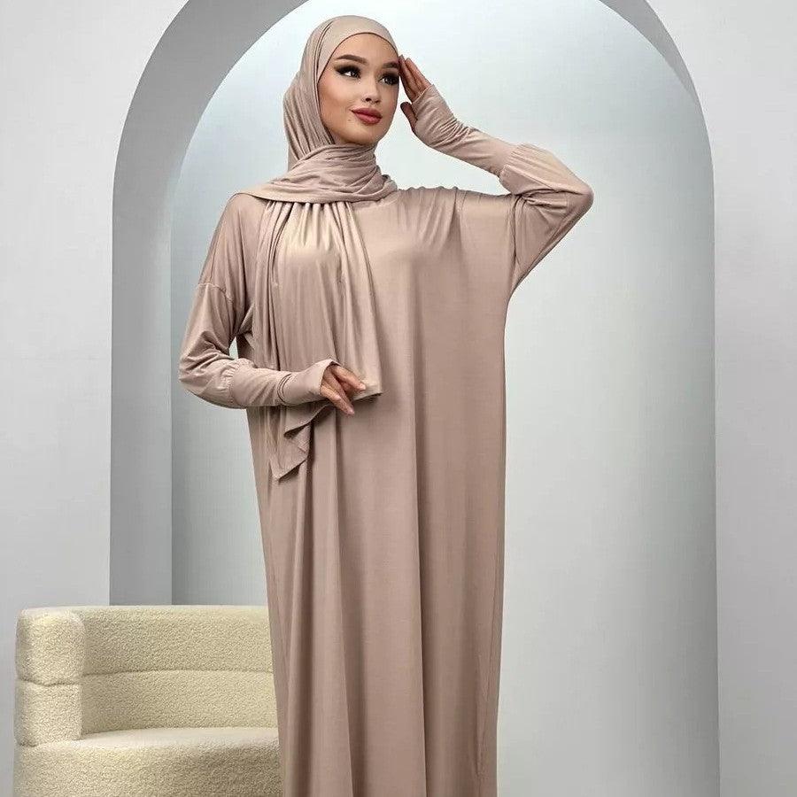 Damen Muslimische Robe PolyesterfaserEX-STOCK Canada