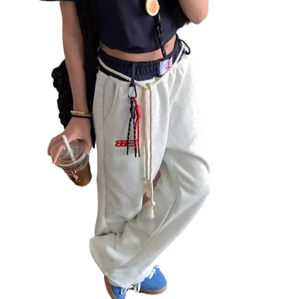 Retro Casual Baggy Sweatpant For Women Autumn And Winter - EX-STOCK Canada