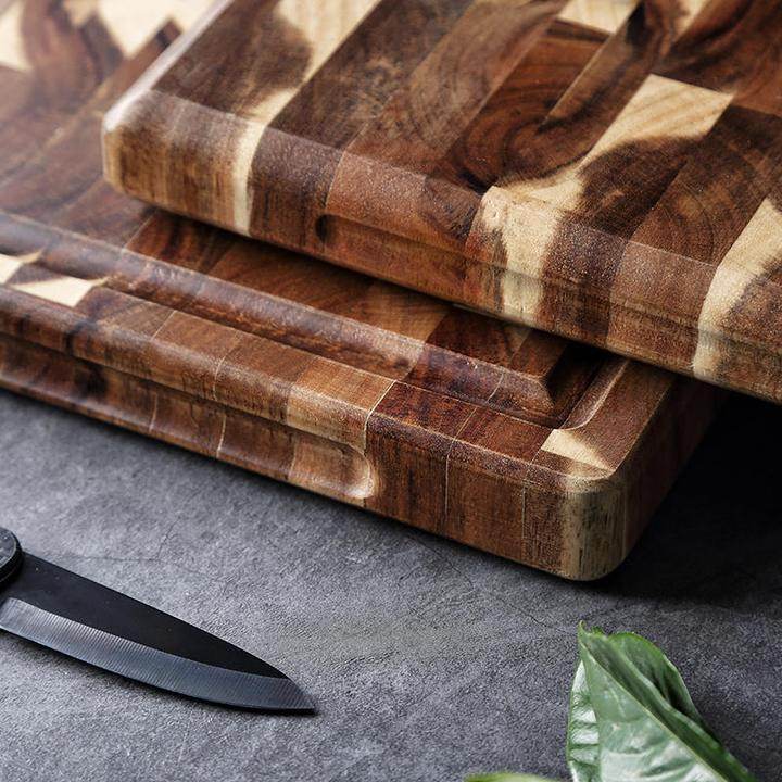 Luxury chopping board Kitchen Household Parquet Solid Wood Cutting Board - EX-STOCK Canada
