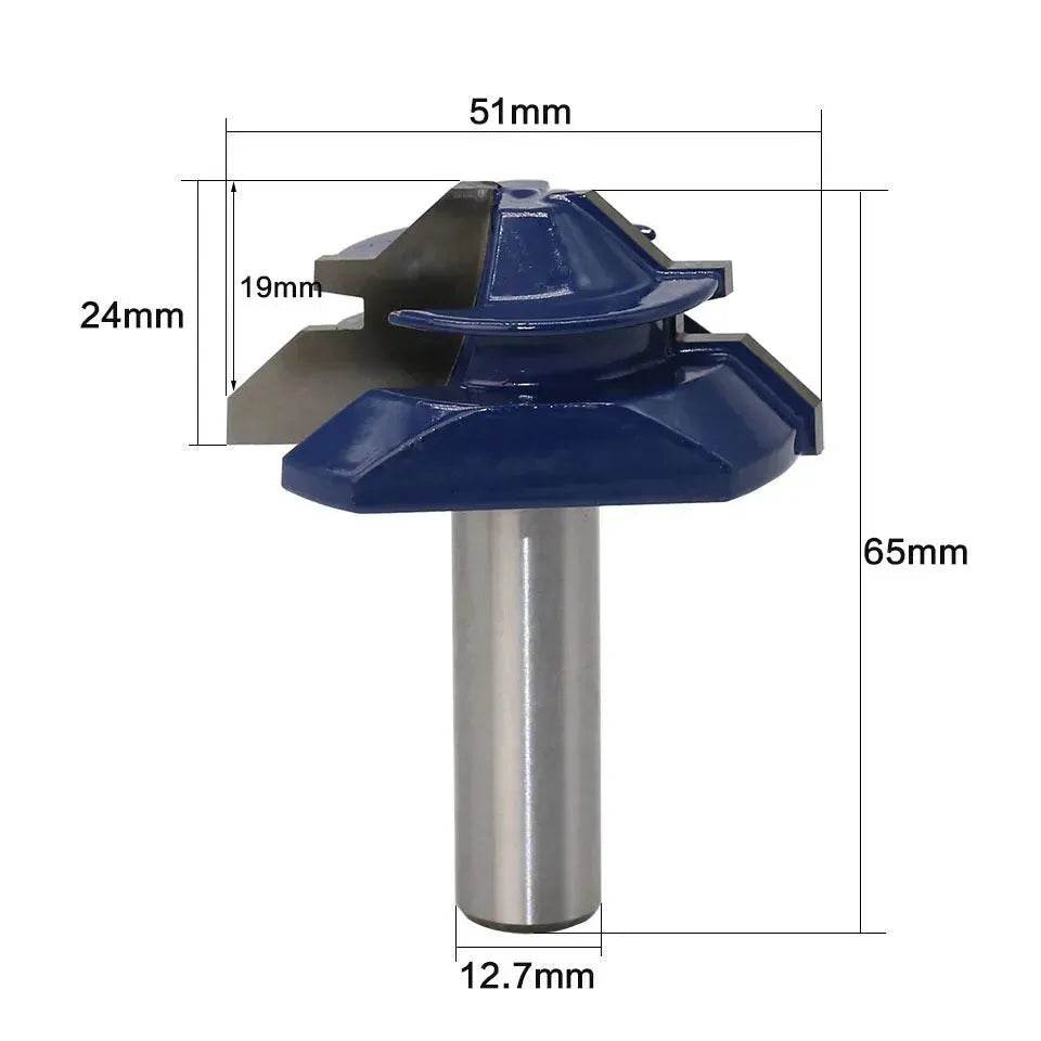 Woodwork Joint 1/2 Tongue and Groove Shank Router Bit 45 degrees - EX-STOCK Canada