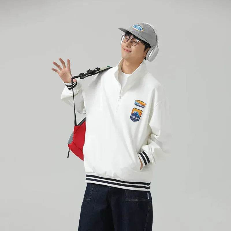 Fall Teenagers Oversized Pullover Top for men - EX-STOCK Canada