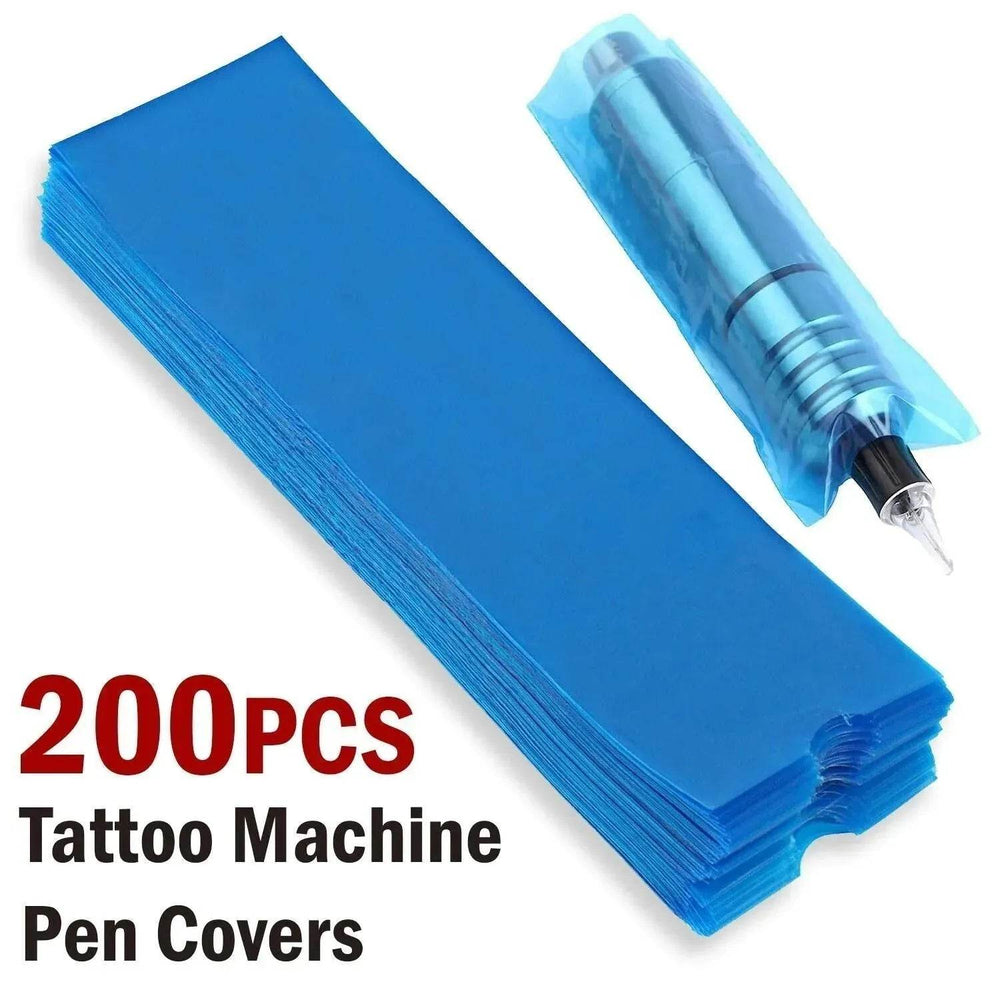 200pcs Tattoo Machine Pen Sleeves Disposable Cover - EX-STOCK Canada