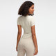 Nude feel Short-sleeved Workout Top Running gym top women - EX-STOCK Canada