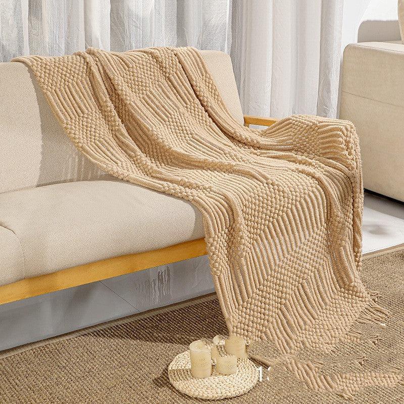 Pure Color Air Conditioning Blanket Cover Blanket Sofa Blanket Office Nap Blanket EX-STOCK Canada