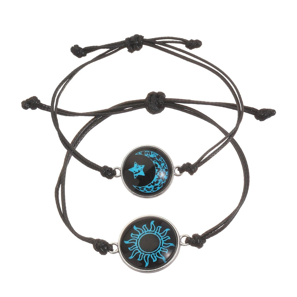 Sun And Moon Lovers Time Stone Woven Hand Strap - EX-STOCK Canada