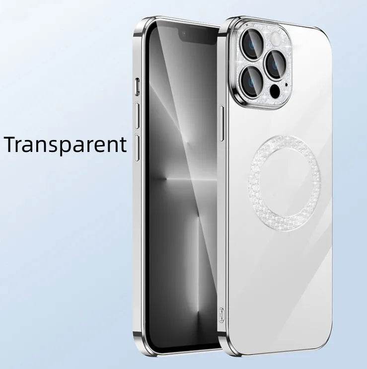 Electroplated TPU Transparent Apple Mobile phone Case - EX-STOCK Canada
