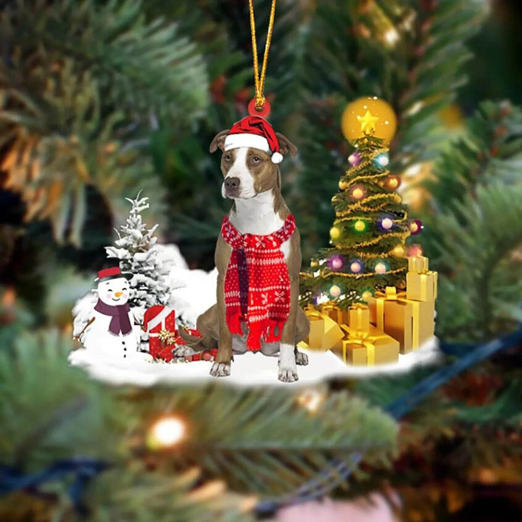 Christmas Family Puppies Decorate Trees With Lights - EX-STOCK Canada