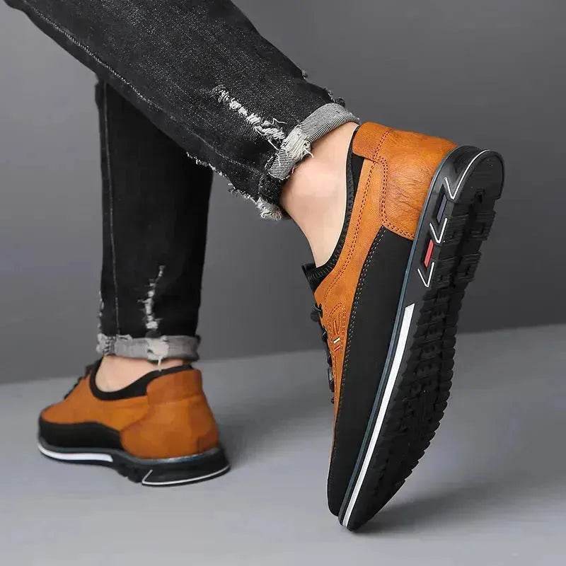 Genuine Leather Sports Comfortable And Non-slip Waterproof Leather Formal Shoes for Men - EX-STOCK Canada