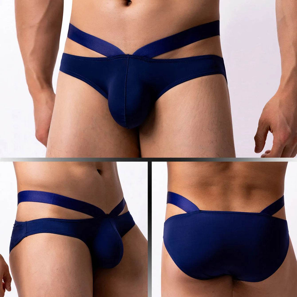 Thin Ice Silk Low Waist Men's Underwear Briefs - EX-STOCK Canada