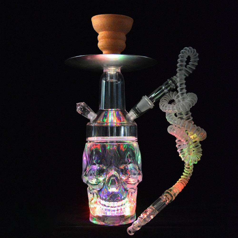 Arabian Acrylic Hookah With Illuminated Skull - EX-STOCK Canada