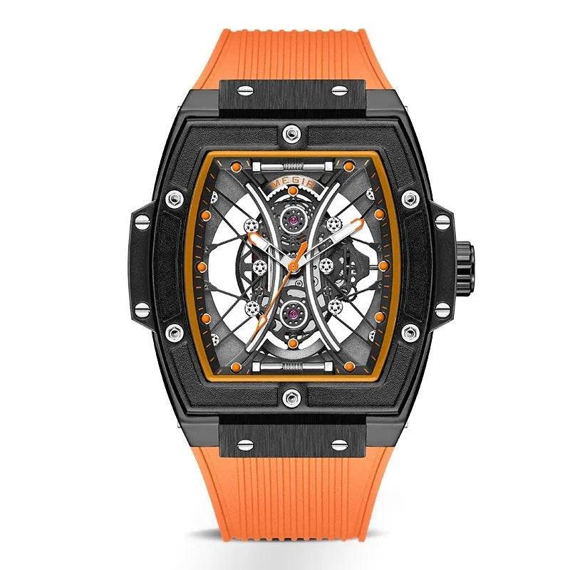 Men's Tonneau Fashion Trend Silicone Strap Luminous Sports Watch - EX-STOCK Canada