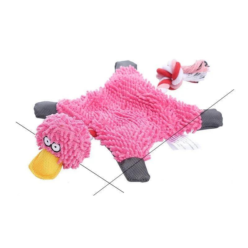 Pet Toy Donkey Shape Corduroy Chew Toy For Dogs Puppy Squeaker Squeaky Plush Bone Molar Dog Toy Pet Training Dog EX-STOCK Canada