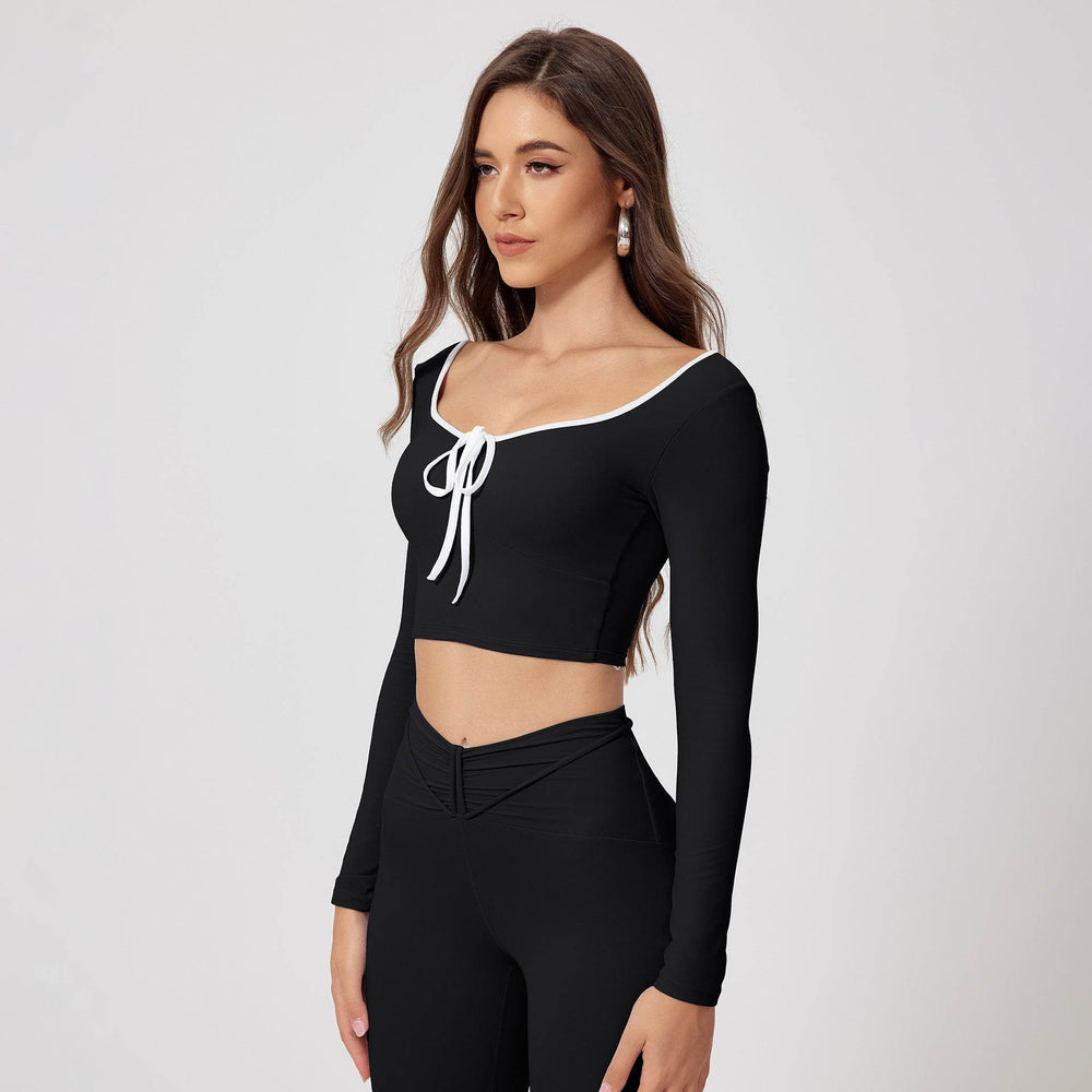 Quick-dry Training Running Sports Fitness Gym Crop Workout top for women - EX-STOCK Canada