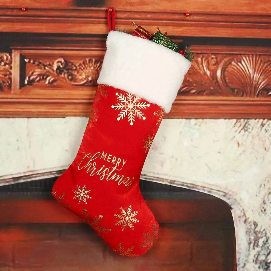 Christmas Decorative Stockings Embroidery Candy - EX-STOCK Canada
