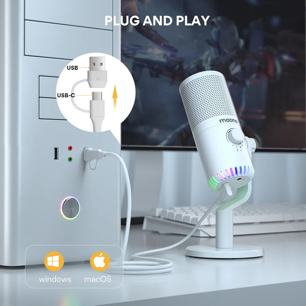 Computer Games Microphone Esports Dedicated Desktop EX-STOCK Canada