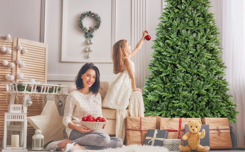 4ft PE PVC Hybrid Automatic Tree Steel Wire Wire Artificial Christmas Tree EX-STOCK Canada