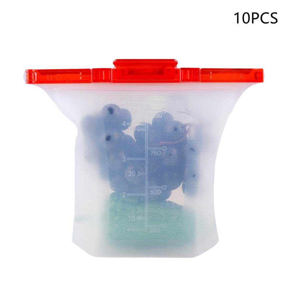 Kitchen Refrigerator Silicone Food Storage Bag - EX-STOCK Canada