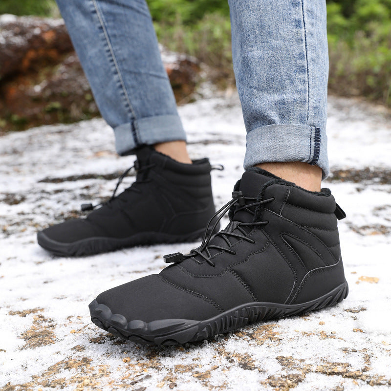 Fleece-lined winter hiking shoes – product view 3