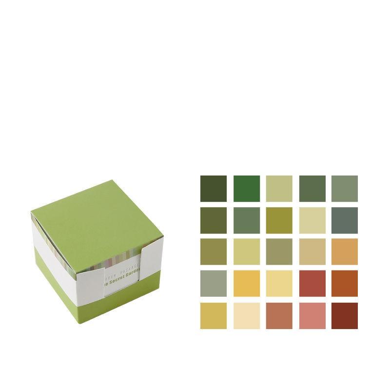 Solid Color Sticky Note Wallet Base Non-sticky Post-it Notes