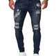 Slim fit Ripped Straight leg denim Jean Pant trousers for men - EX-STOCK Canada