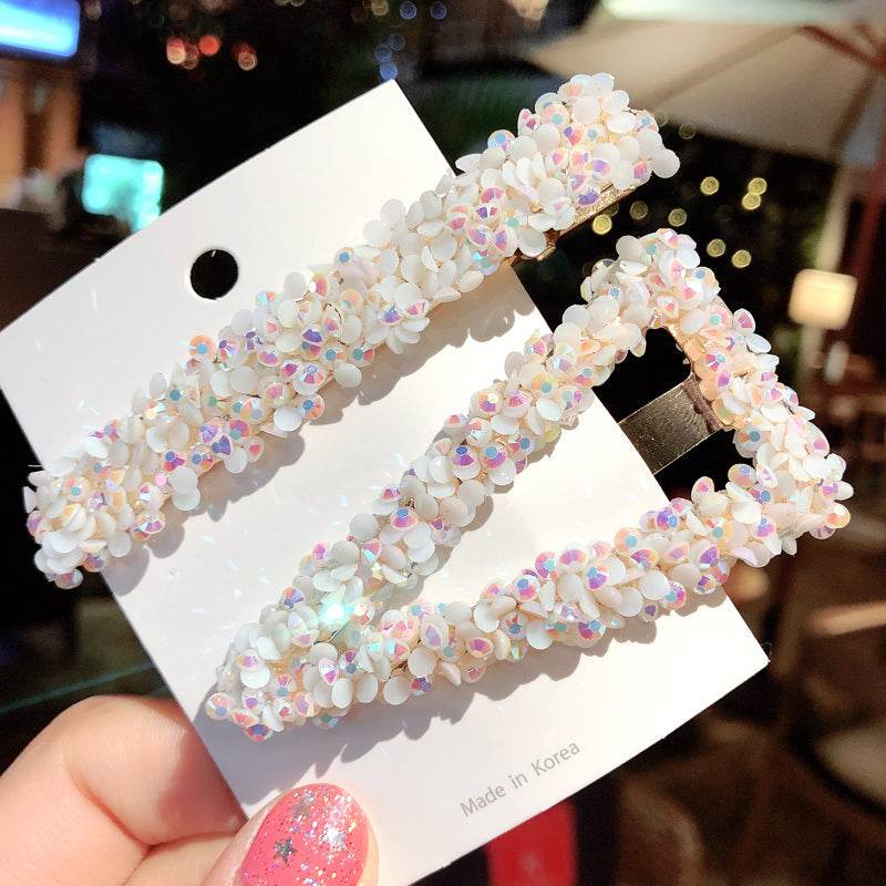 Elegant Rhinestone Flower Bling Hair Clip - EX-STOCK Canada