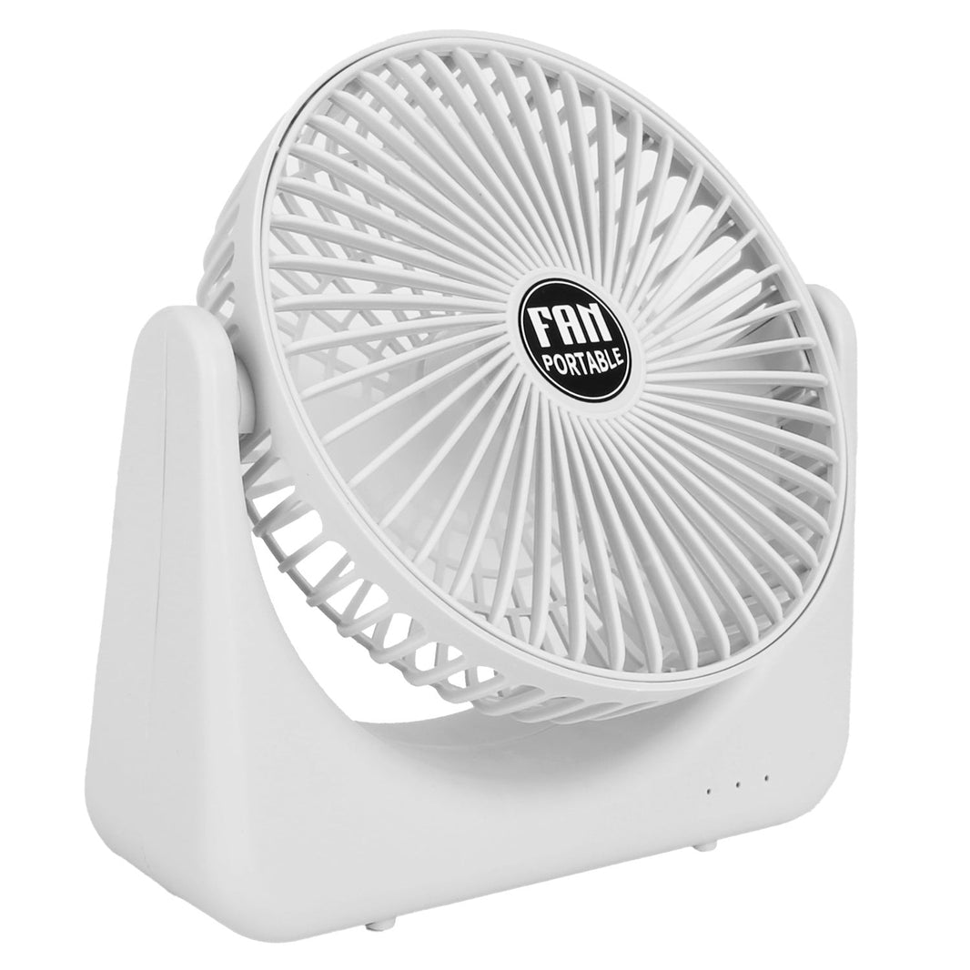 6.5in Desk Fan USB Powered 2 Speeds Table Cooling Fan Tilt Quiet Desktop Fan For Bedroom Office EX-STOCK