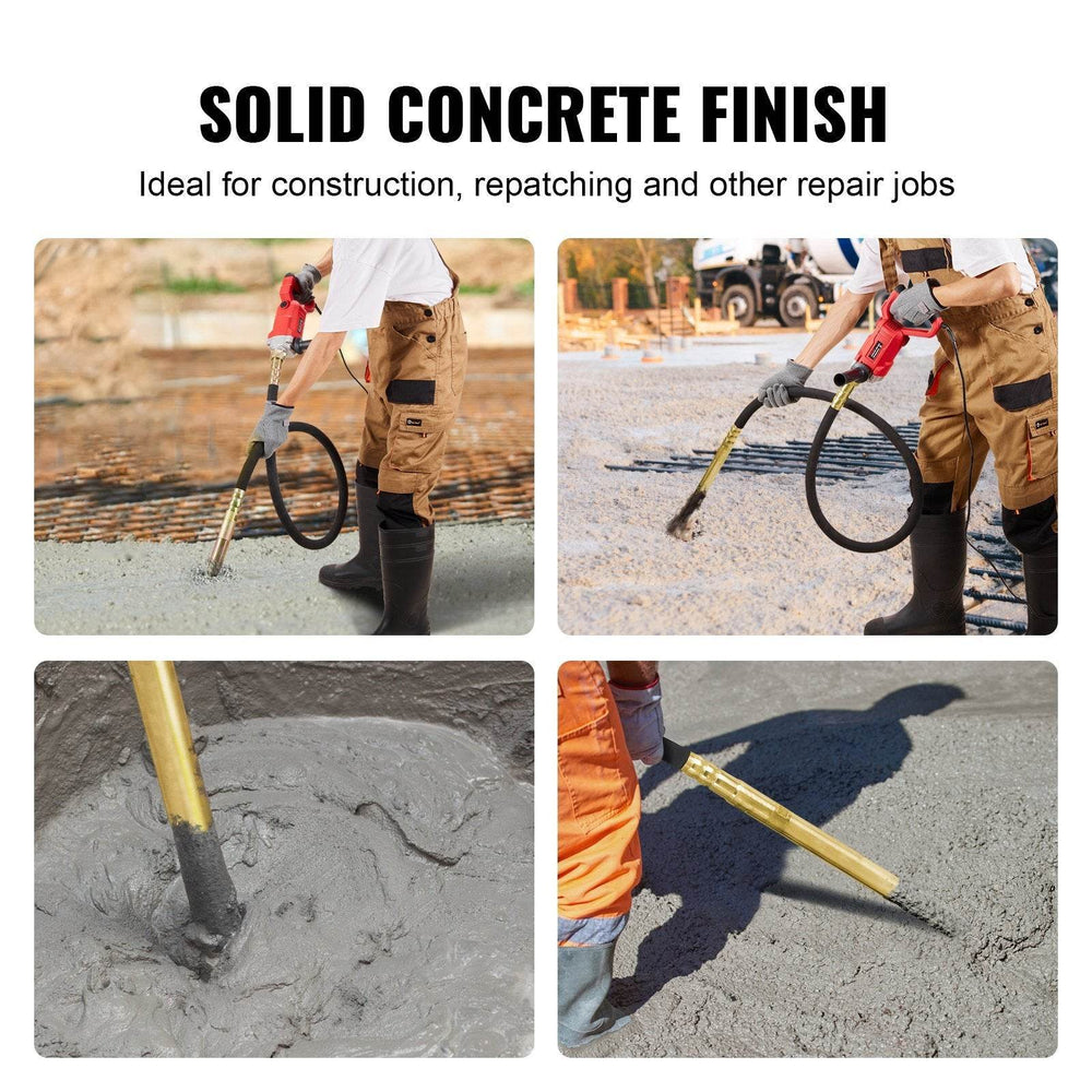Handheld Concrete Vibrator, 800W Electric Vibrator 13000 VPM - EX-STOCK Canada