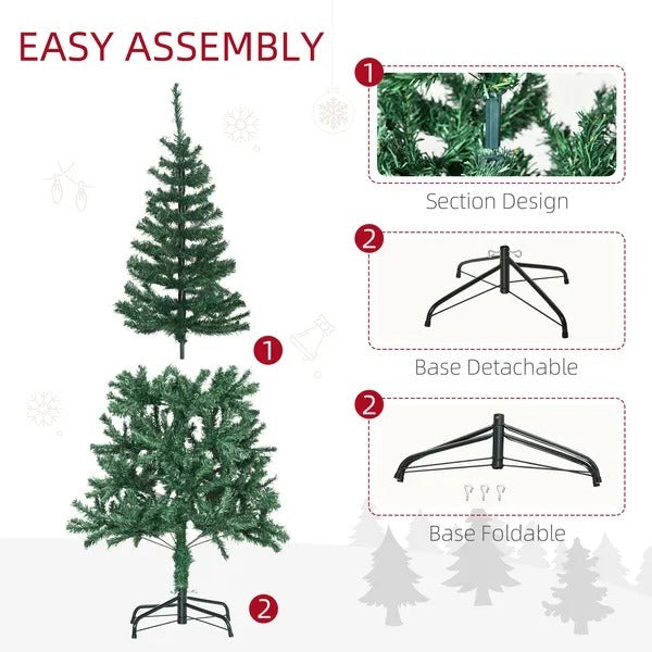 4.9ft Green Christmas Tree Artificial Xmas Holidays Party With Decoration Ornament EX-STOCK Canada