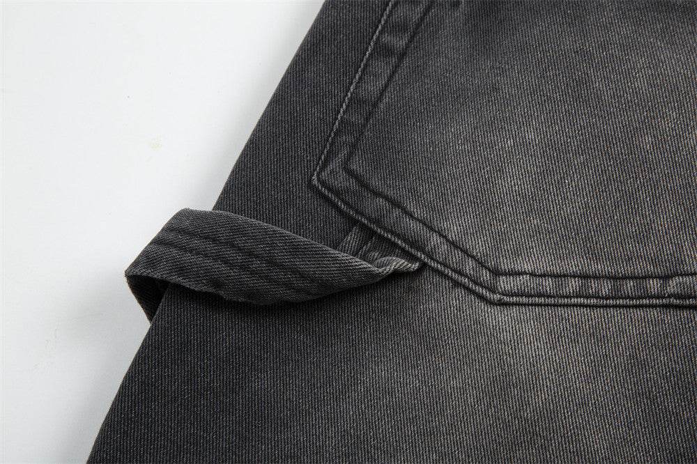 Punk Beggar Ripped Denim Straight-leg Trousers Men Jeans - EX-STOCK Canada