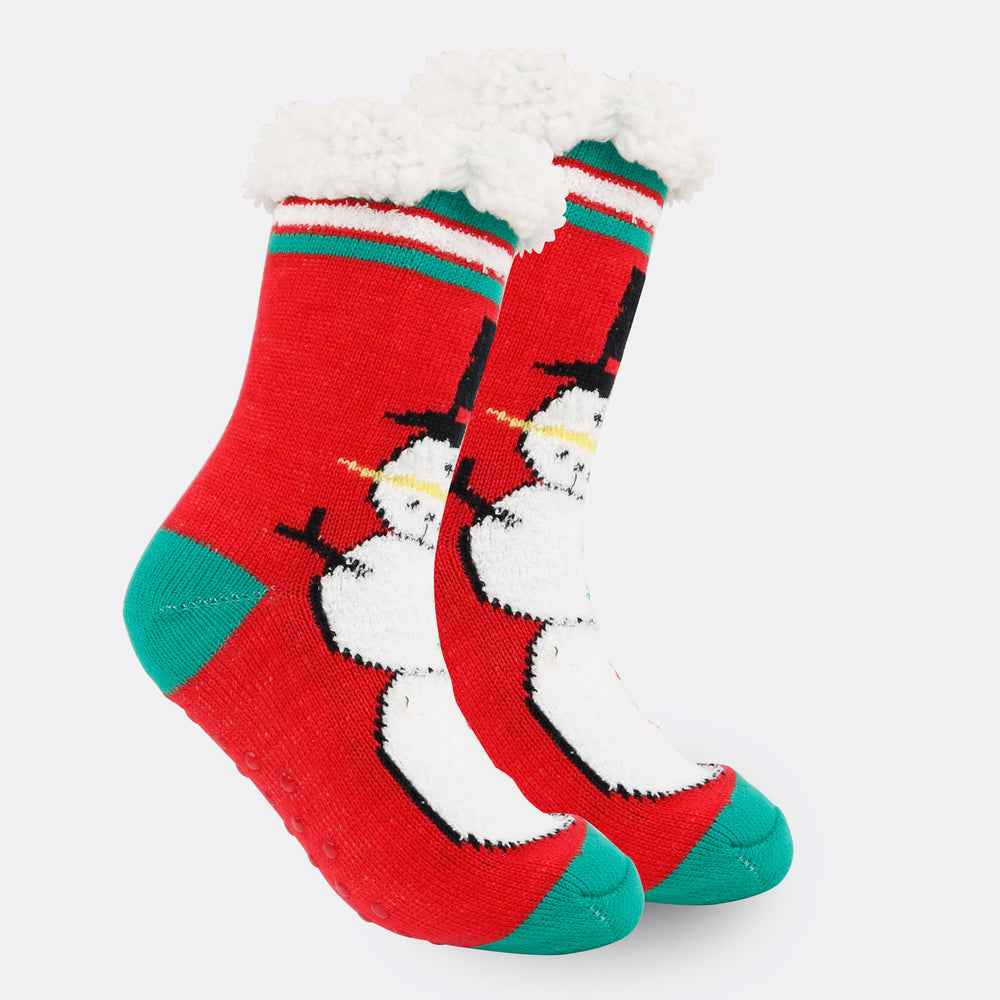 Christmas Women's Thickened Fleece-lined Room Socks EX-STOCK Canada