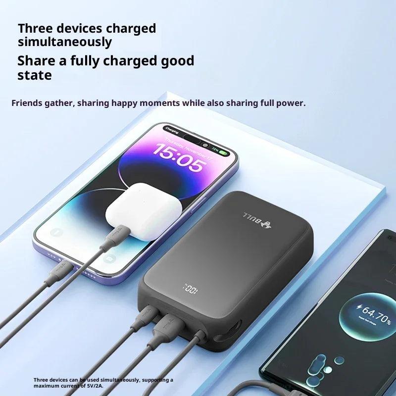 Power Bank 20000 MA Super Large Capacity Fast Charging With Cable EX-STOCK Canada