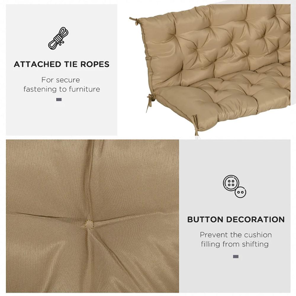59'' x 38'' getuftetes Bankkissen für Gartenmöbel, 3-Sitzer Ersatz für Schaukelstuhl, Terrassen-Sofacouch, TIKTOK verbietet den VerkaufEX-STOCK Canada