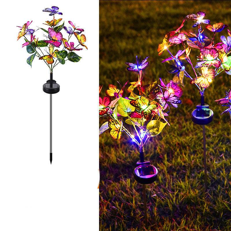 Solar Butterfly Courtyard Light Led Landscape Pathway Lighting - EX-STOCK Canada